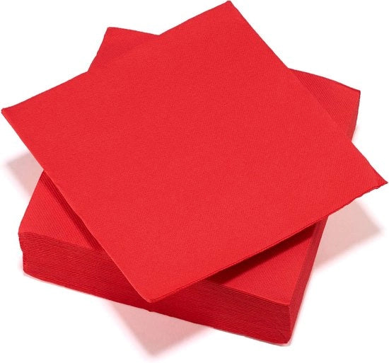 Servetten in Rasoio di Carta - Certificato FSC - 40 Servetten - 38 x 38 cm