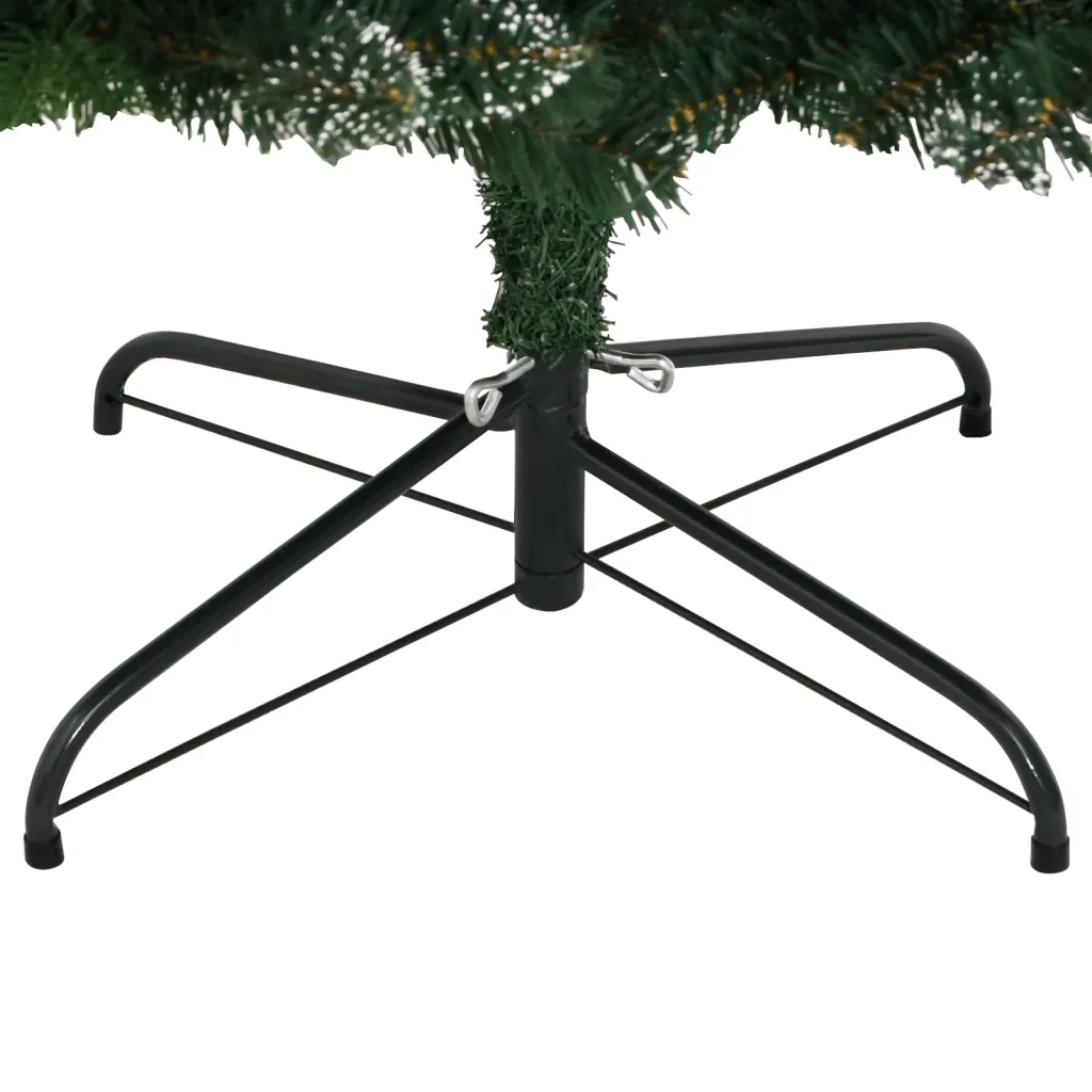 Albero Natale Artificiale Incernierato con Bacche Rosse 150 cm 356732