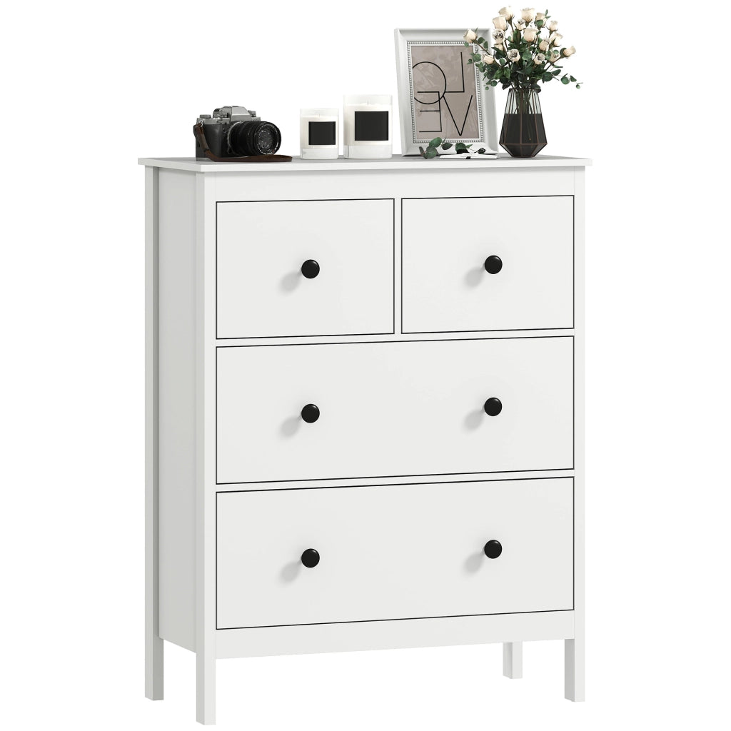 Cassettiera con 4 Cassetti ¨C Minimal ¨C Bianco