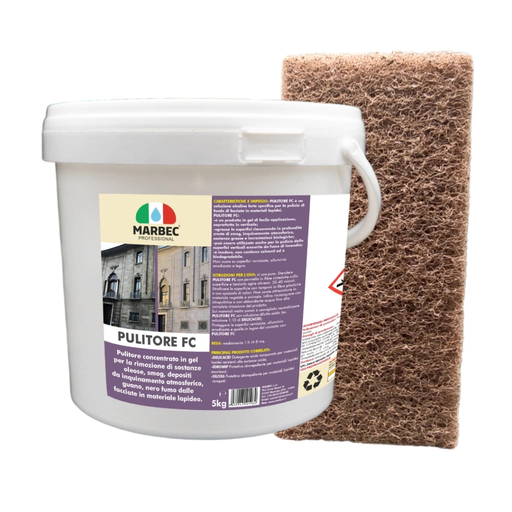 Pulizia facciate PULITORE FC   5KG + Tampone Marrone