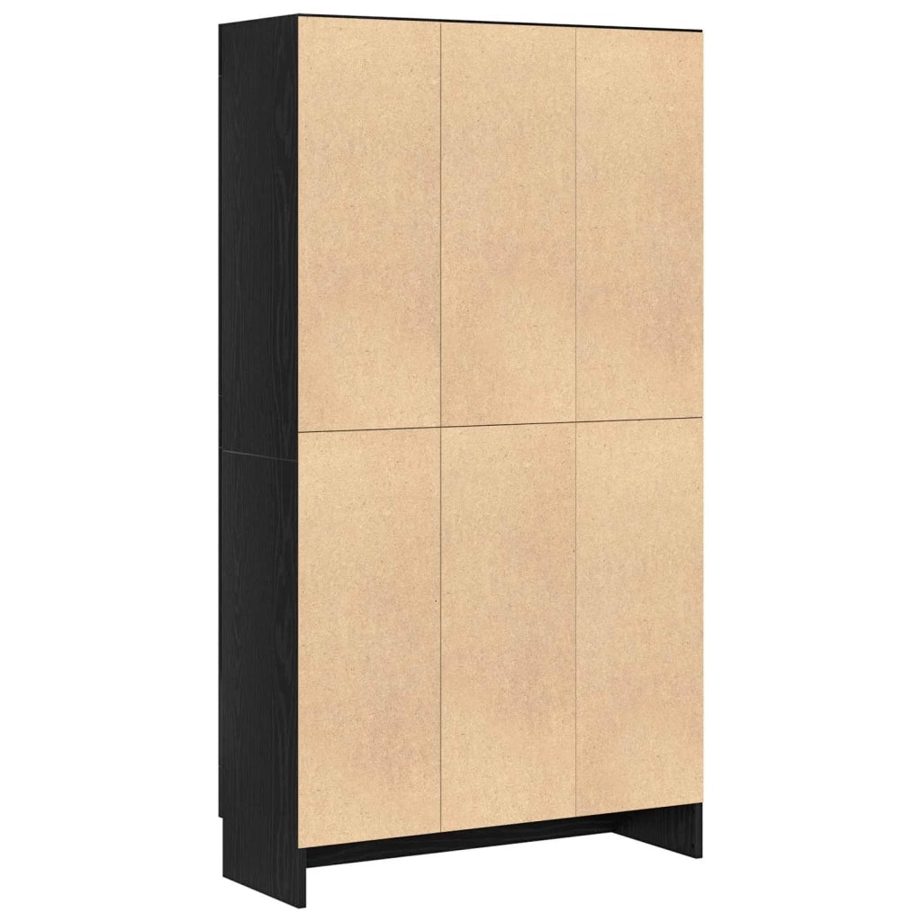 Armadio per Libri Rovere Nero 82,5 x 30,5 x 150 cm 3329276