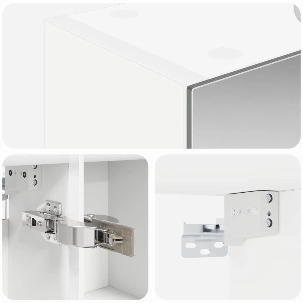 Mobiletto per specchio da bagno Bianco 50 x 14,5 x 70 cm 889207