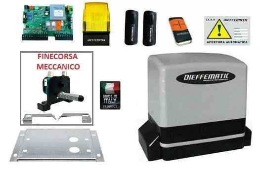Kit Automazione Cancello Scorrevole 600Kg 230V Apricancello Automatico Automatic
