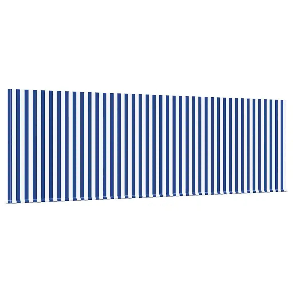 Tenda Retrattile Blu e Bianco 400 x 200 cm 3329775