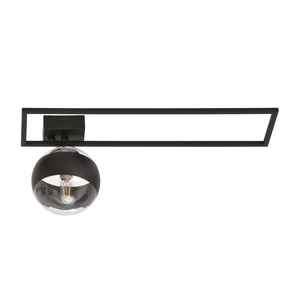 Plafoniera Emibig IMAGO 1B 1xE14 nera metallo 50cm
