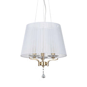 Lampada A Sospensione Pegaso Sp3 Ottone Ideal-Lux