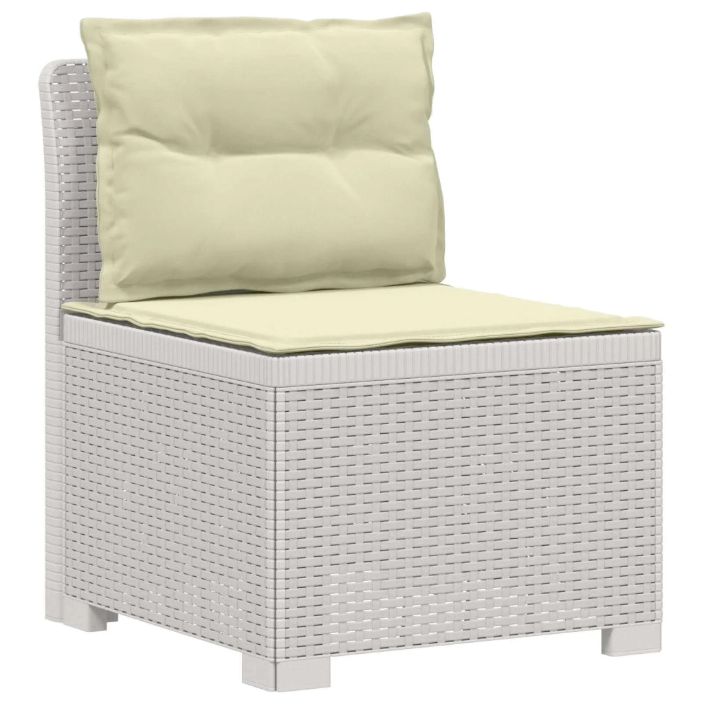 Divano da esterno-Divano da Giardino a 2 Posti con Cuscini Aspetto Rattan PP 204714