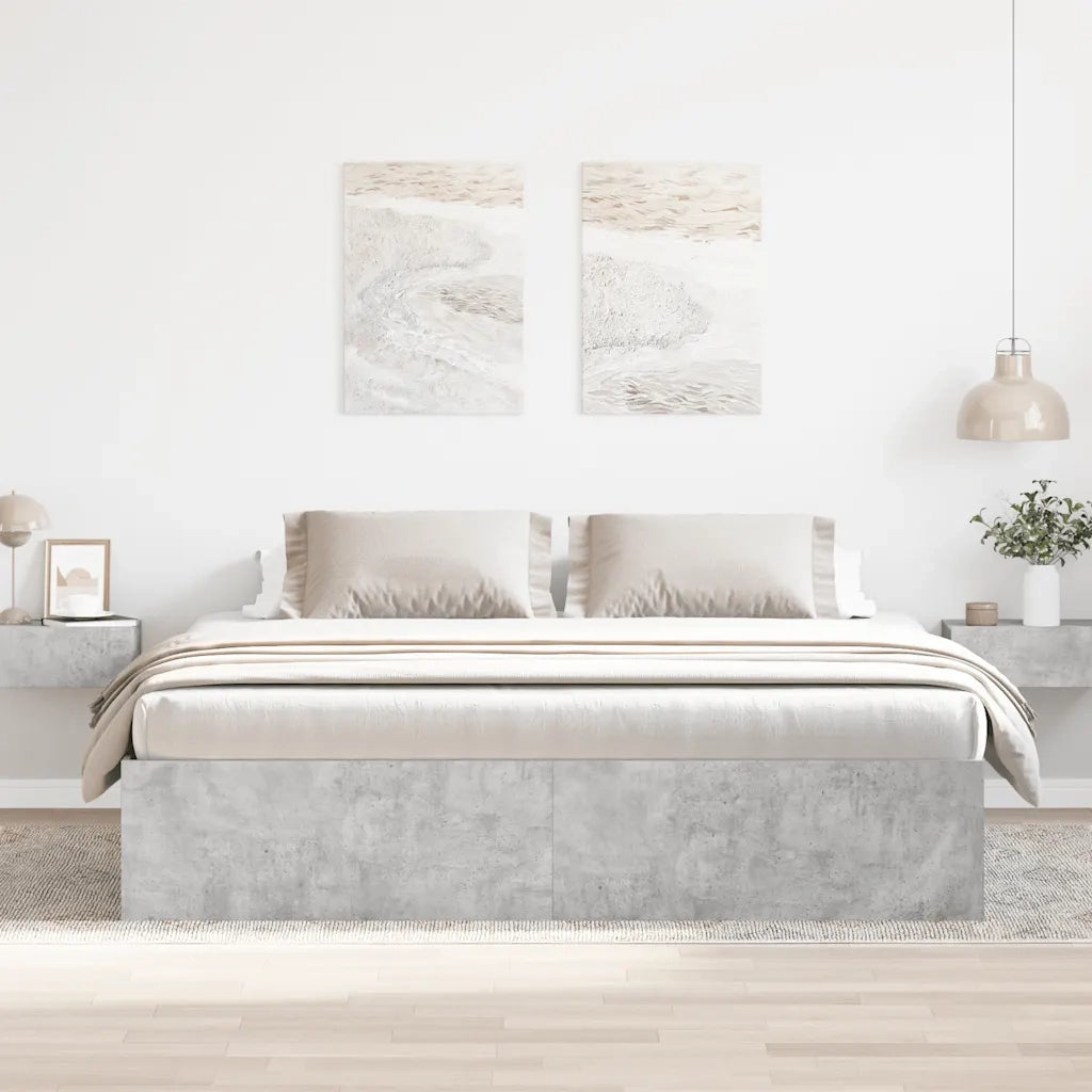 Giroletto Grigio Cemento 180x200 cm Super King