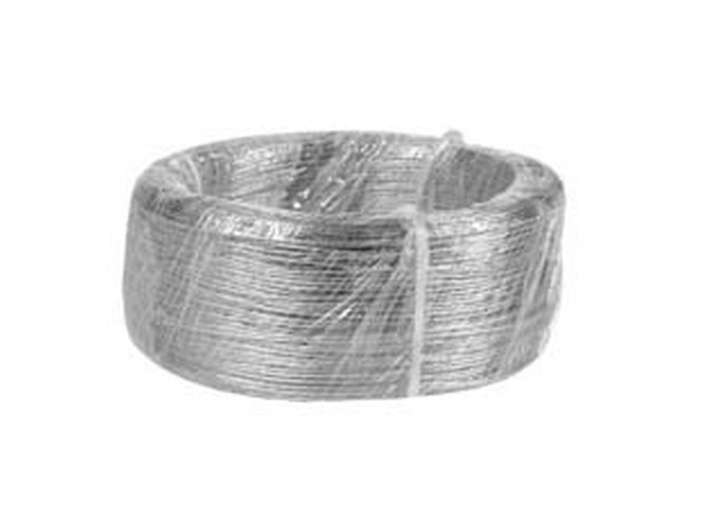 1pz cavetto metallico zincato per elettrorecinzione - ø mm.1,5 - mt.200 cod:ferx.fer284660