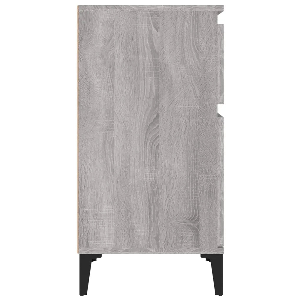 Comodino Grigio Sonoma 40x35x70 cm 819720