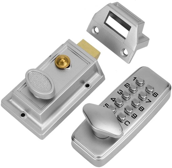 Codicelettrico meccanico per serratura di cancellata tastiera maniglia porta - Protezione password - Sicurezza porta d'ingresso - Facile da installare