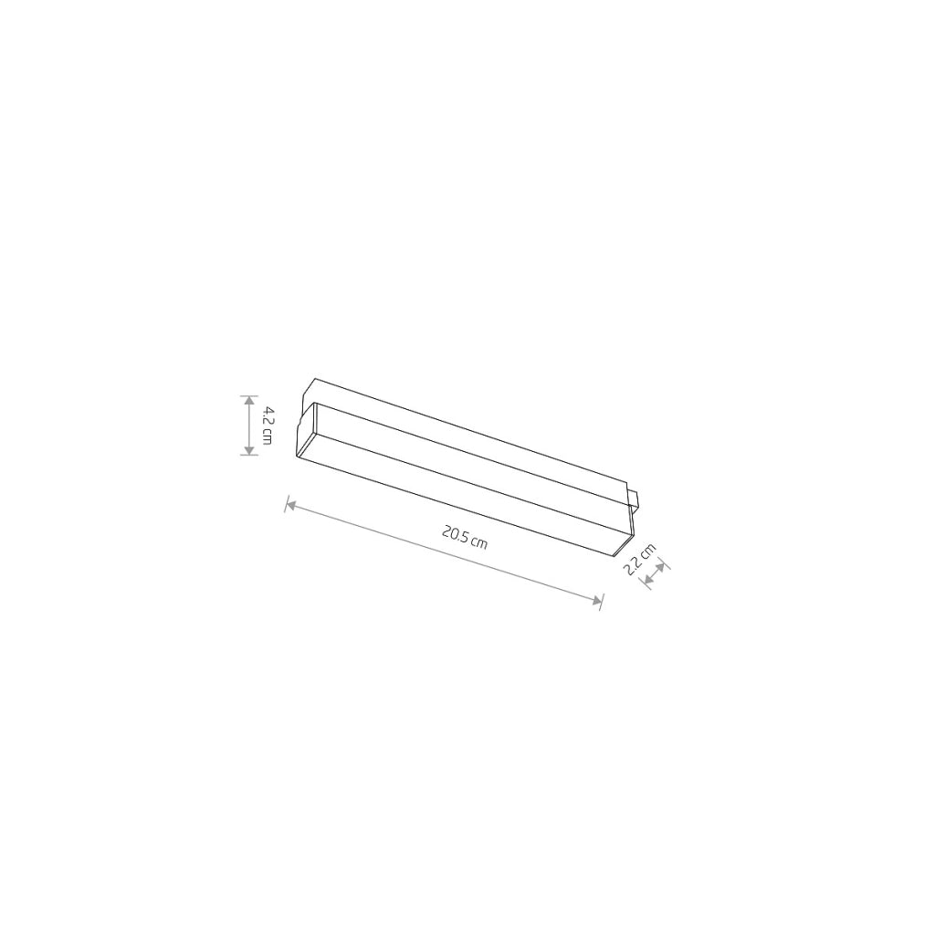 Lampada lineare binario magnetico Nowodvorski 9W 4000K