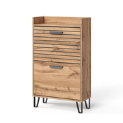 Vicco Scarpiera Quercia Wotan 59.8 x 100 cm con 2 scomparti
