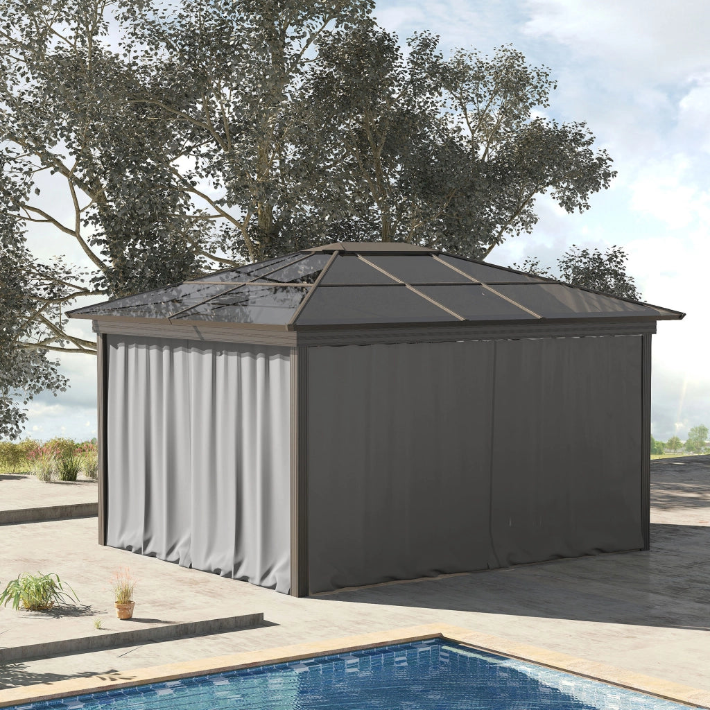 Pareti Pergola 4 Pz ¨C Minimal ¨C Grigio 302x205 cm