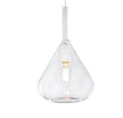SOSPENSIONE CROMO 12 LUCI TONDA VETRI 6X TR + 6X AM 1177CR-S12 T-TA