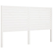 Testiera | Testata per Letto Bianca 186x4x100cm in Legno Massello di Pino