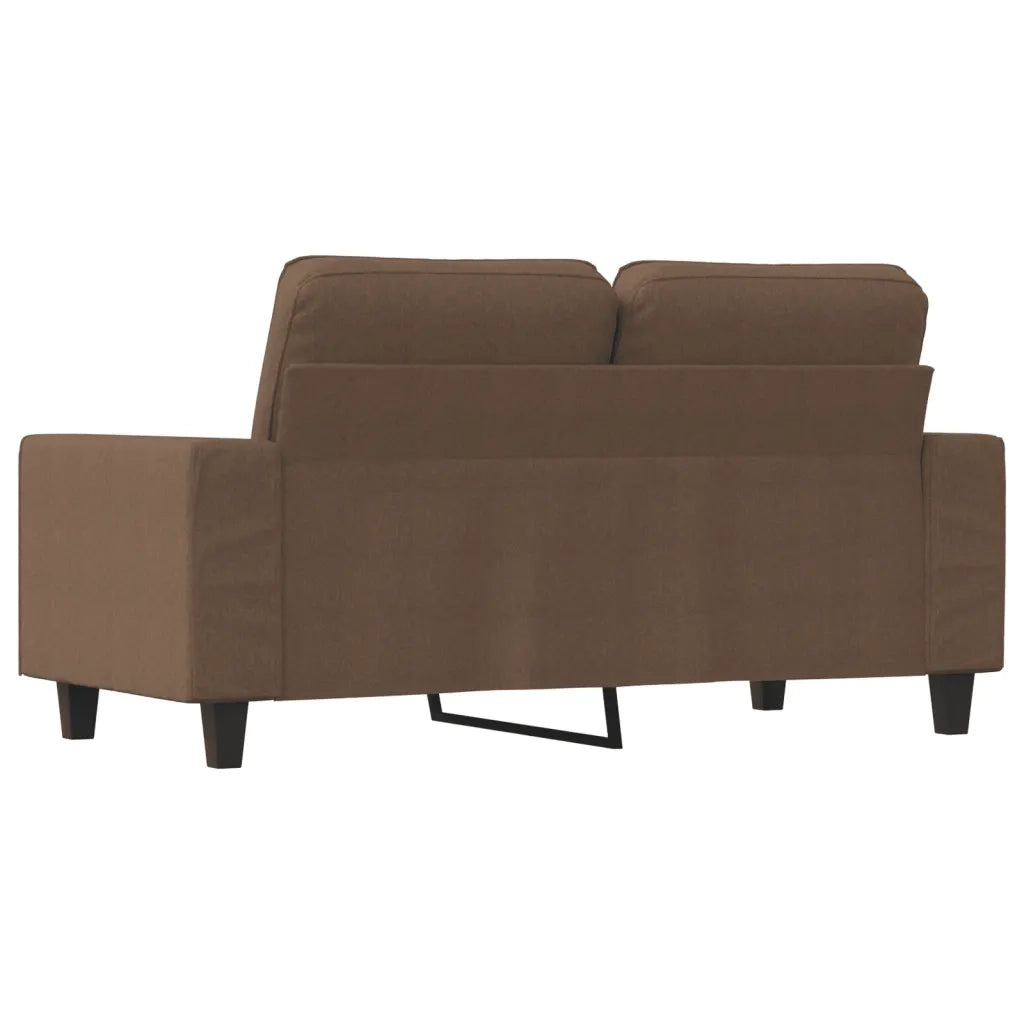 Divano a 2 Posti-Sofa 2 Posti Marrone 120 cm in Tessuto 789335