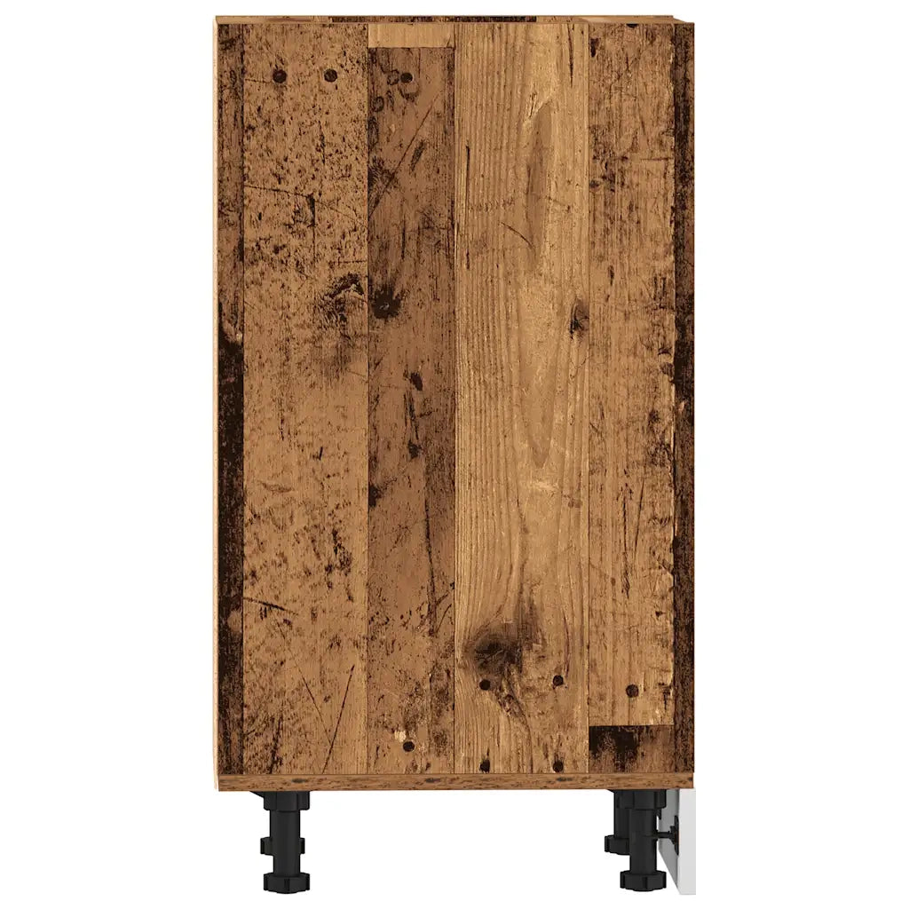 Armadio Inferiore “Riga” Legno Antico 40x44,5x81,5 cm 854209