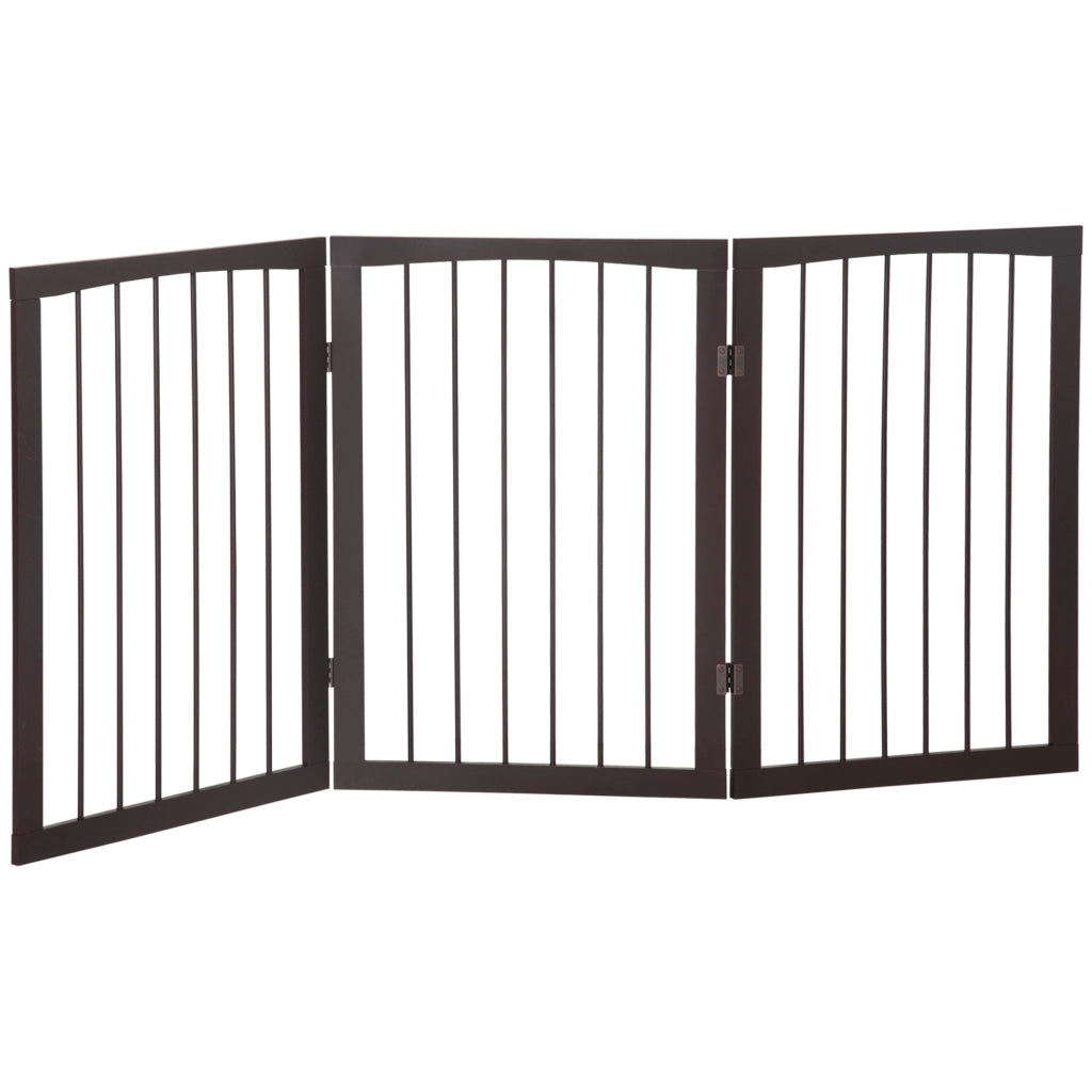 Barriera di Sicurezza Pieghevole 3 Pannelli ¨C Minimal ¨C 160x76 cm Grigio Scuro