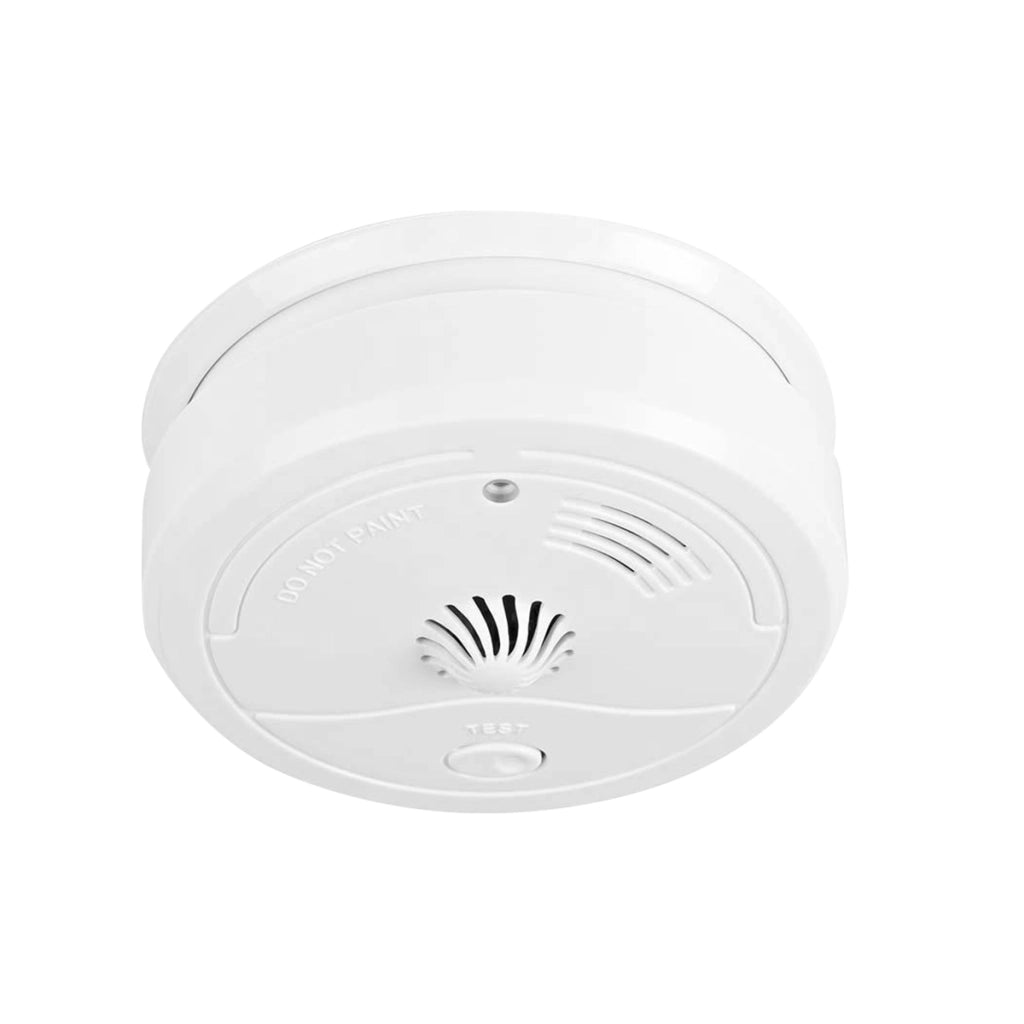Rilevatore di Calore con Allarme 85dB Pulsante Test EN54 Batteria 9V 6LR61 Bianco Nedis