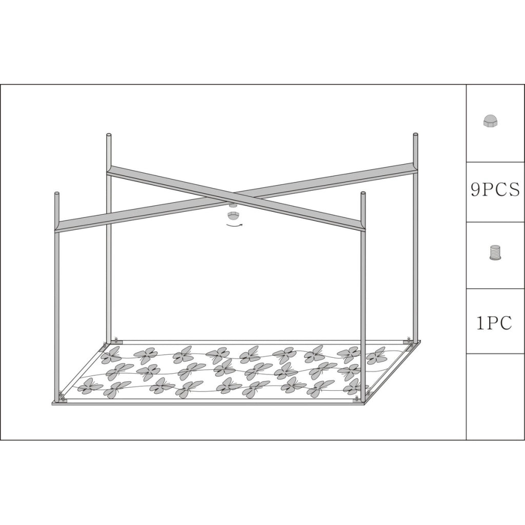 Tavolo Consolle VKH629, Oro, Metallo, 100x35x80 cm