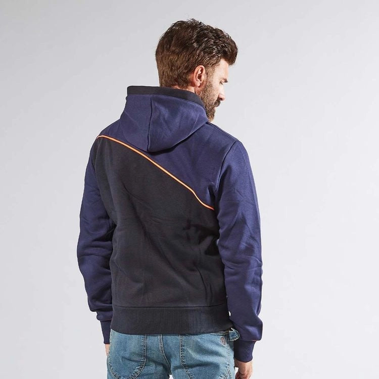 Felpa Full Zip con Cappuccio Jupiter Upower Deep Blue L