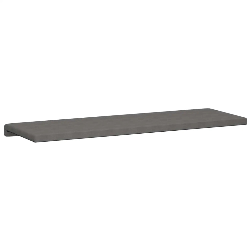 Cuscino per panchina Microfibra Grigio Scuro Profondità 35 cm 42043362