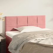 Testiera Rosa 90x5x78/88 cm in Tessuto 346031
