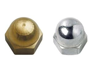 DADO CIECO IN OTTONE- - ø mm.5 in ottone nichelato - 100 pezzi