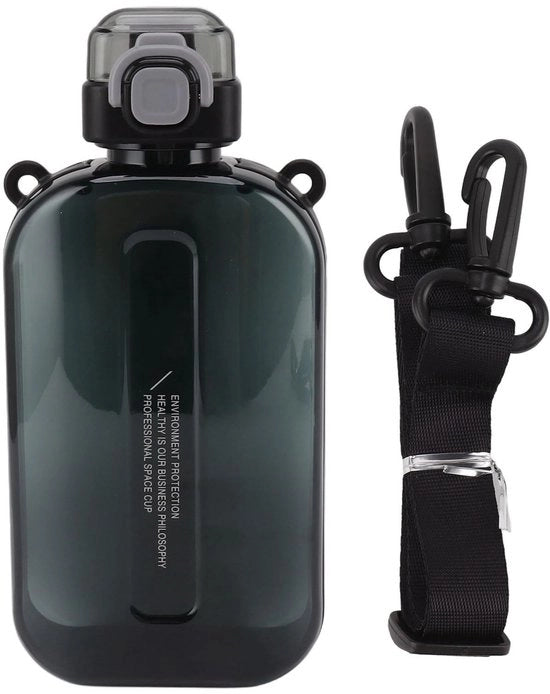 Bottiglia da 750 Ml - Bottiglia da Bere da Portare - Bottiglia di Acqua Sottile - Ideale per Attività All'Aperto - Leggera - Maniglia Antiscivolo