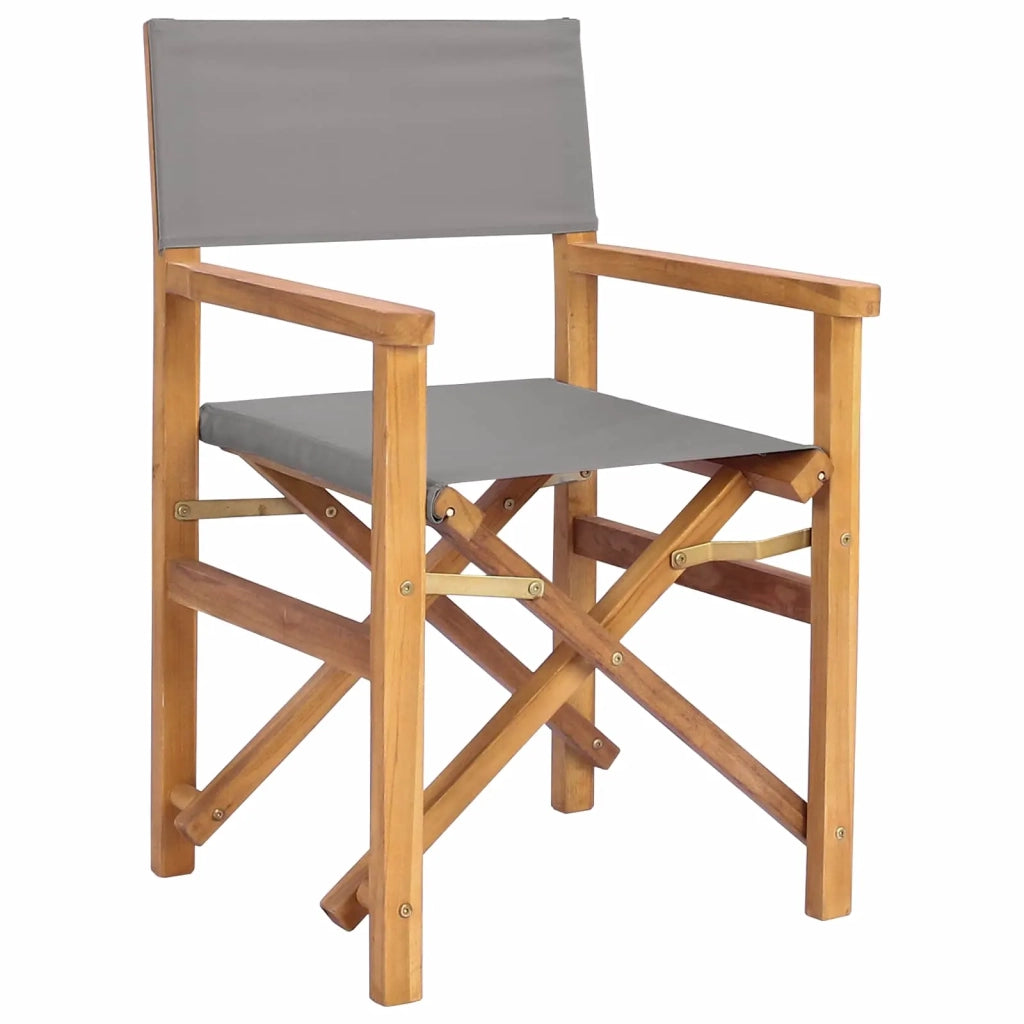 Sedia da Giardino | Sedia da pranzo Marrone e Grigio Chiaro 56 x 54 x 87 cm