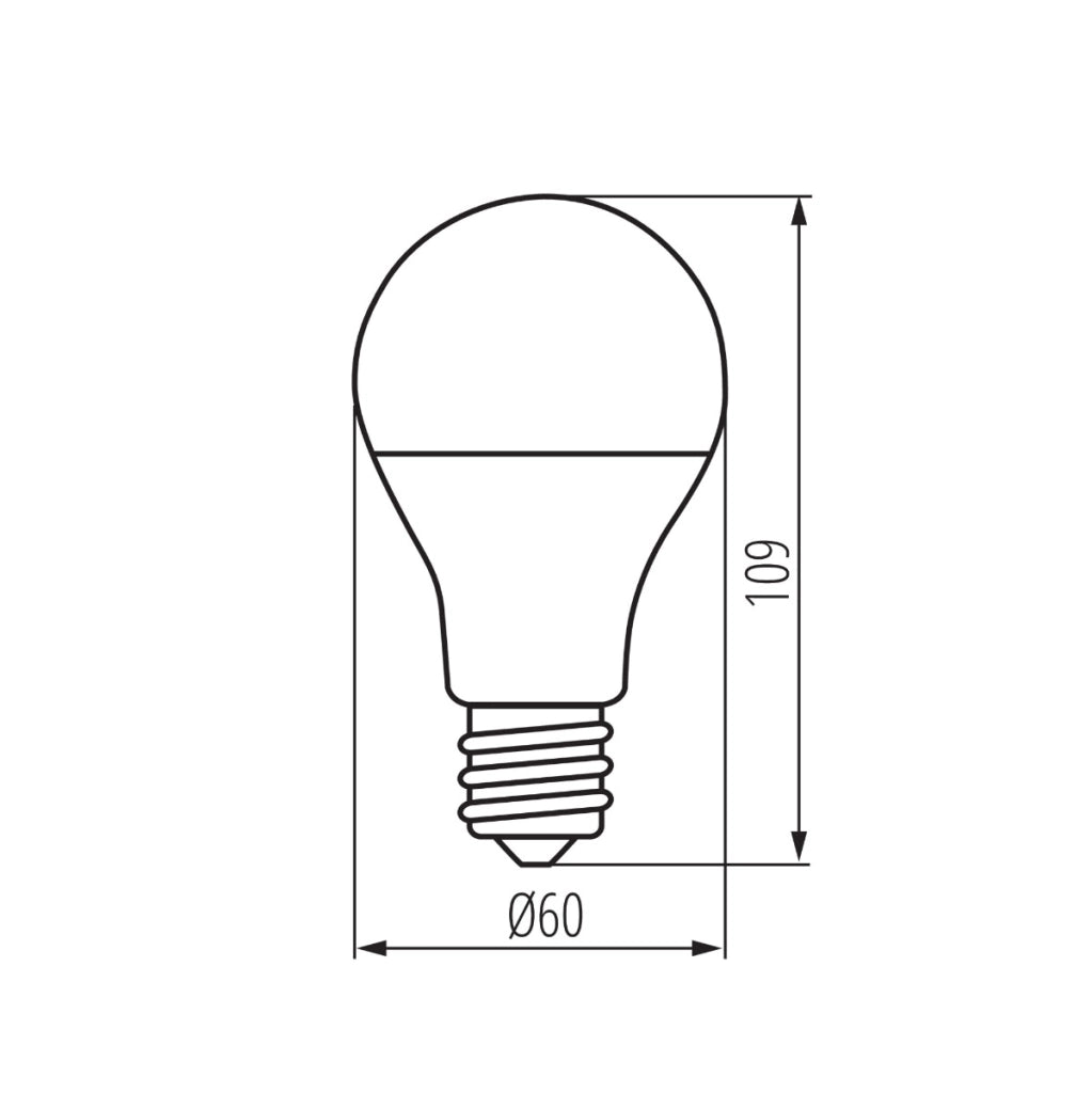 Lampadina LED E27 9,5W 1050lm 2700K Kanlux Rapid Maxx