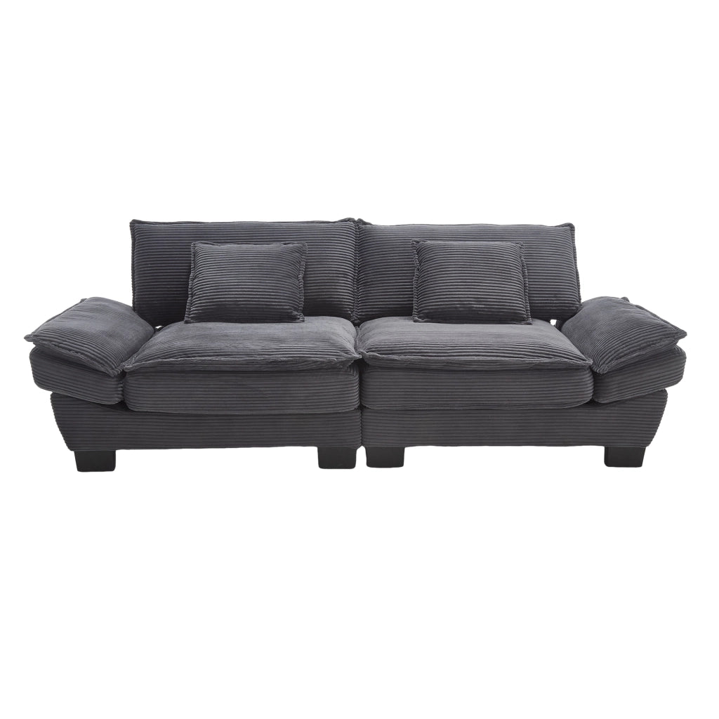 Divano Letto Doppio con Cuscino ¨C MINIMAL ¨C Grigio Scuro