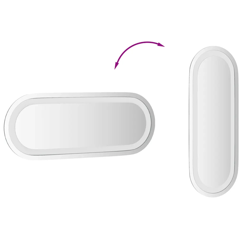 Specchio da Bagno LED 40x15 cm Ovale 353281