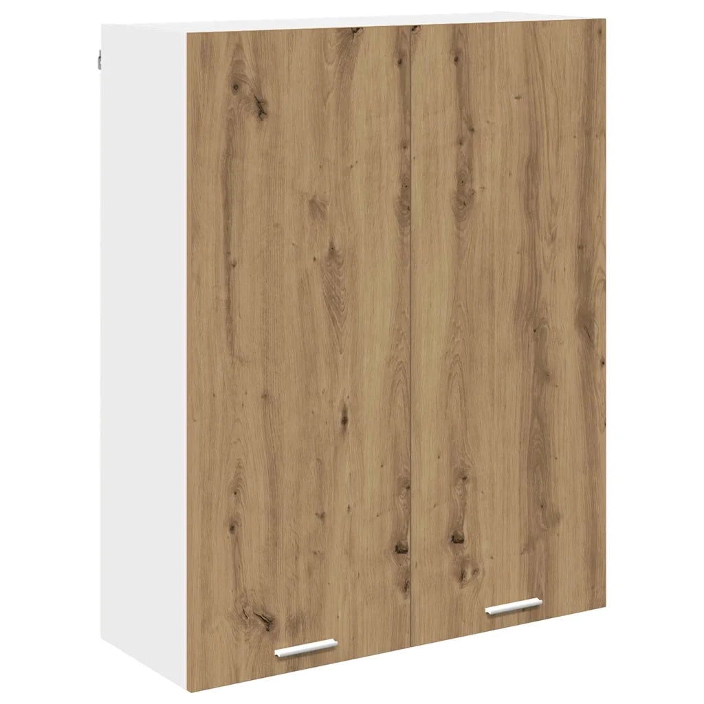 Armadio pensile con porta Rovere artigianale 80 x 31 x 100 cm 884369