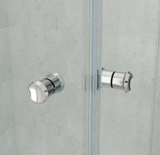 Box Doccia H190 Doppia Anta a Libro Frameless Trasparente 6mm - 58x78