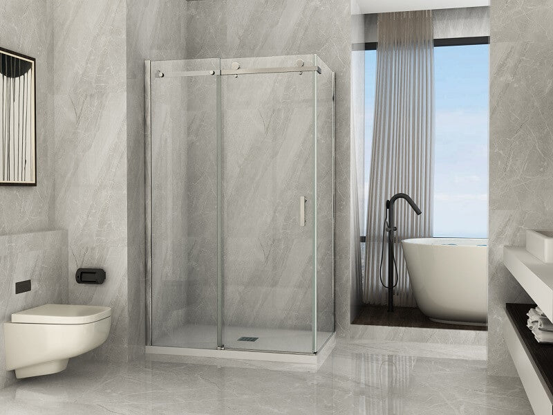 Box Doccia H195 Trasparente 8mm Anta Scorrevole - Sagittarius - 70x90