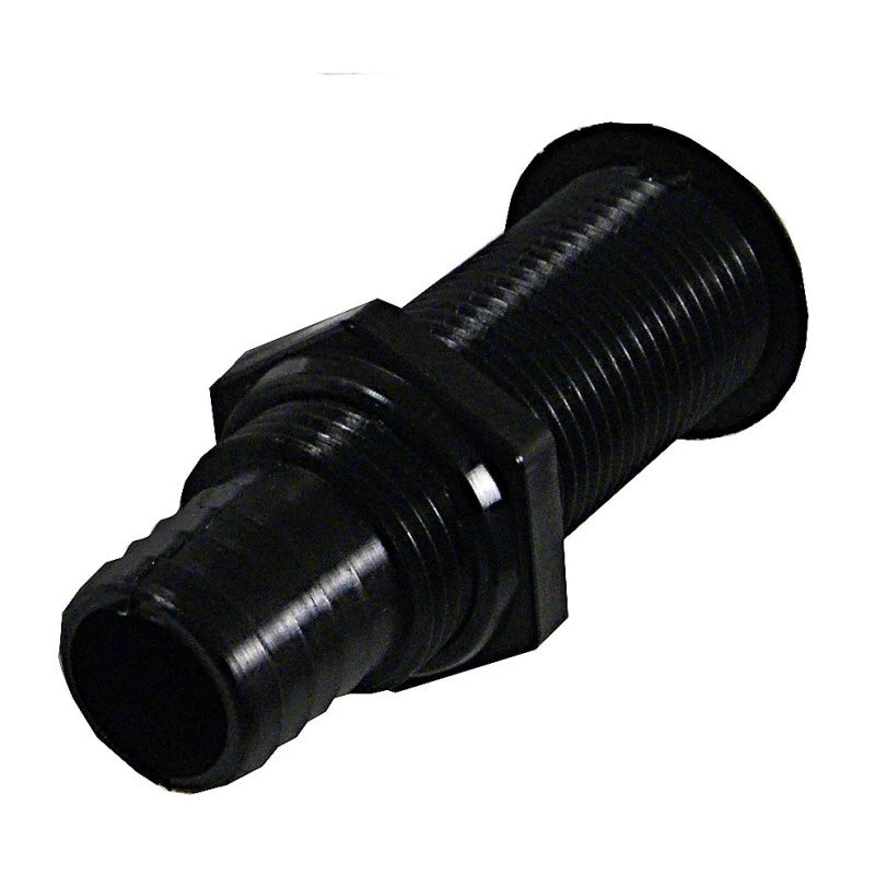 SCARICO BIANCO C/PORTAG. ØMM.22,67 WHITE THROUGH HULL WITH HOSE CONNECTOR Ø MM.22,67