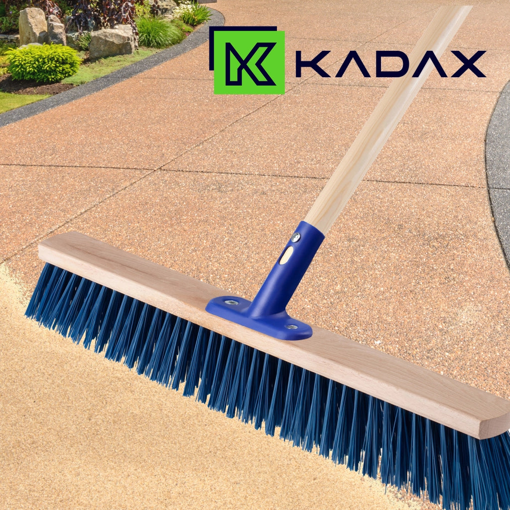 Scopa da giardino KADAX per spazzare strade e giardini, 60 cm