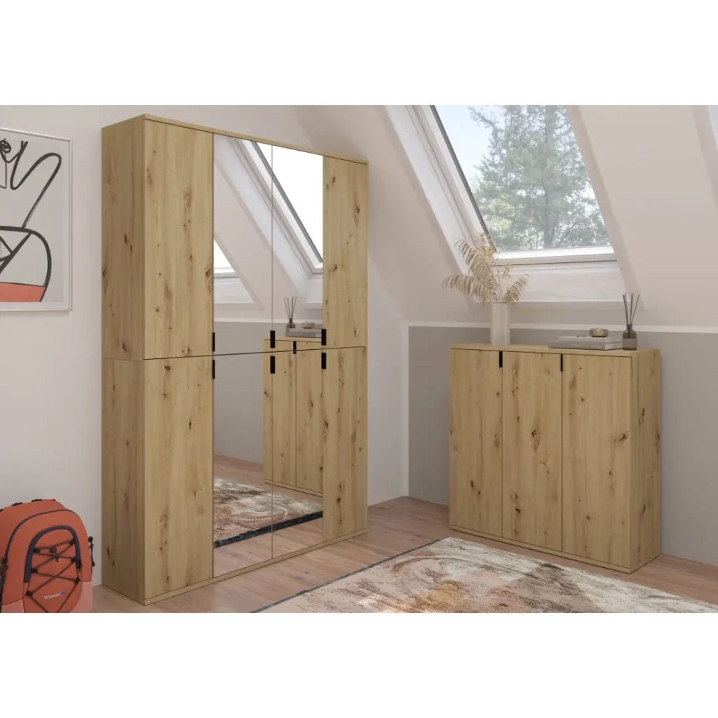 Mobile contenitore 1 porta – Rovere chiaro – BODITE