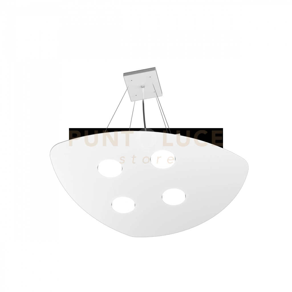 SHAPE SOSPENSIONE 4 LUCI BIANCO 1143-S4-BI