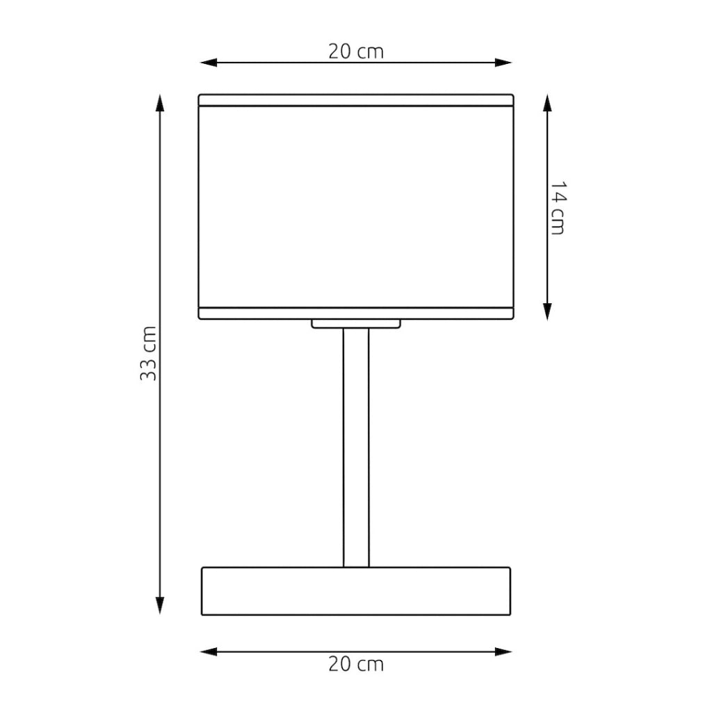 Lampada da tavolo LUX nera oro traforata 1xE27 Emibig