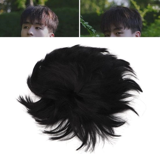 Toupè per uomo - Moda, Comodo e Respirabile Copricapo di Capelli per Uomo.