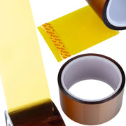 Nastro Kapton 100mm x 30m – Alta Resistenza Termica 240°C | Spessore 0,05mm, Adesivo Silicone