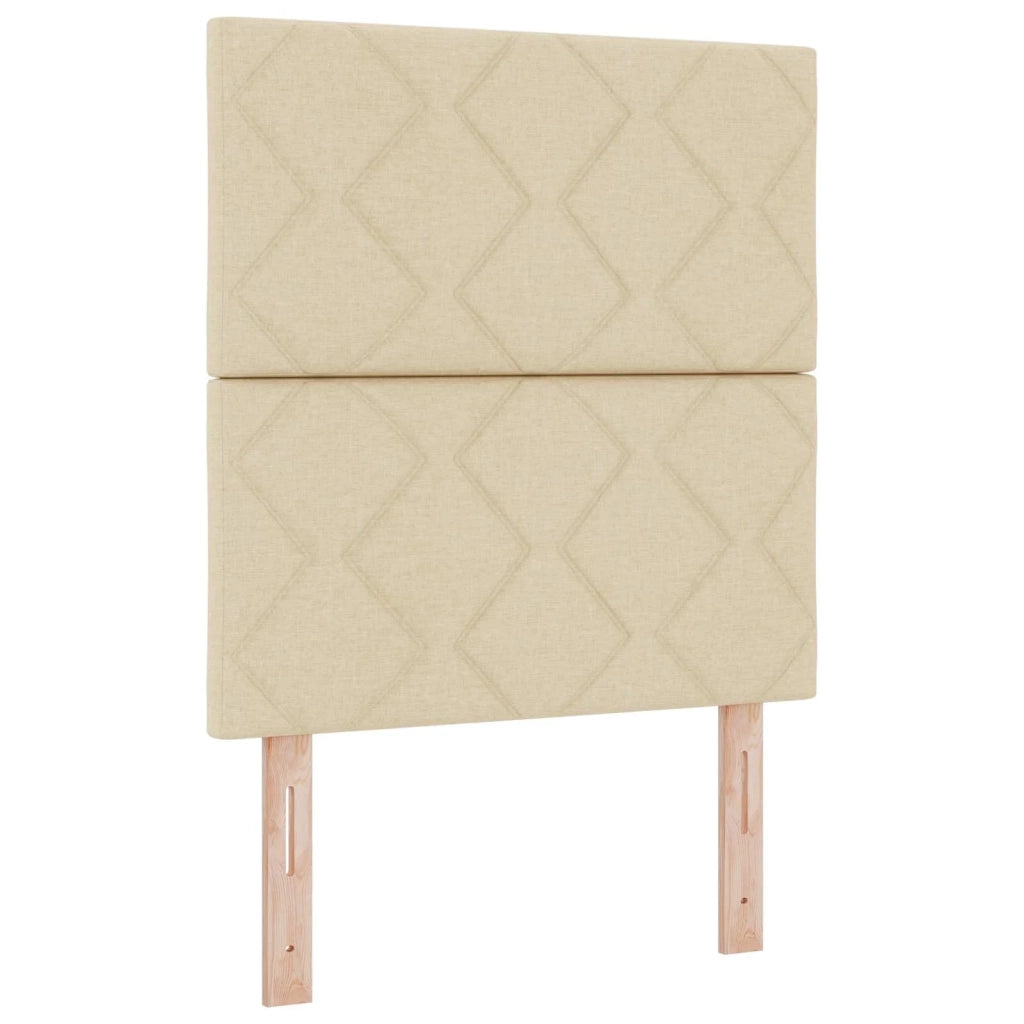 Letto box spring con materasso Blu 100 x 200 cm Tessuto 3454339