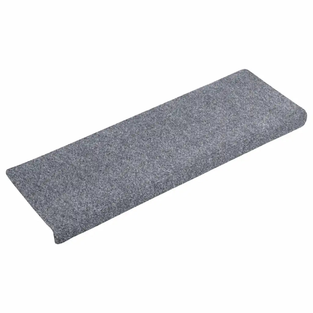 Tappetini per scale autoadesivi 20 pz 65x21x4 cm Grigio chiaro bordo rettangolare 3365718