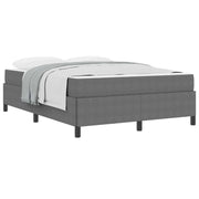 Letto matrimoniale | Letto per adulti | Struttura del letto Grigio chiaro 140 x 190 cm Tessuto