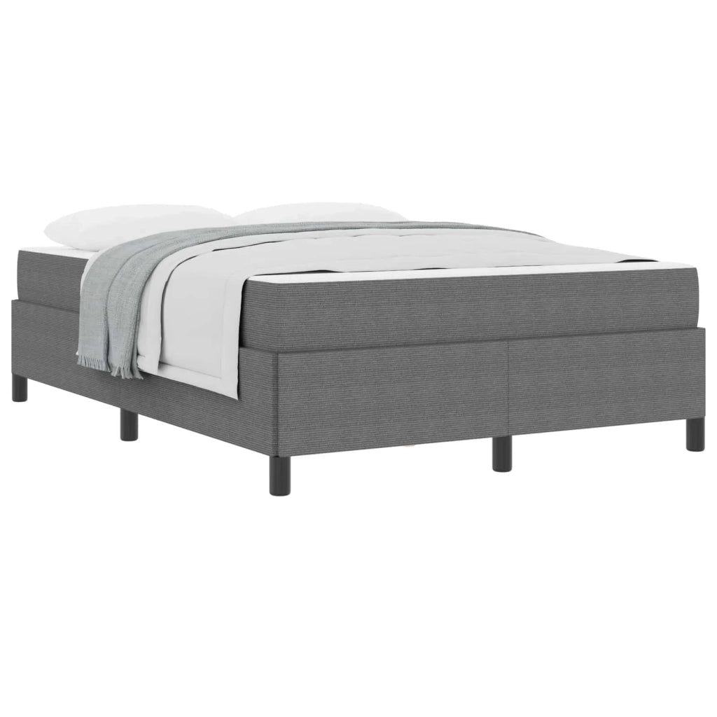 Letto matrimoniale | Letto per adulti | Struttura del letto Grigio chiaro 140 x 190 cm Tessuto