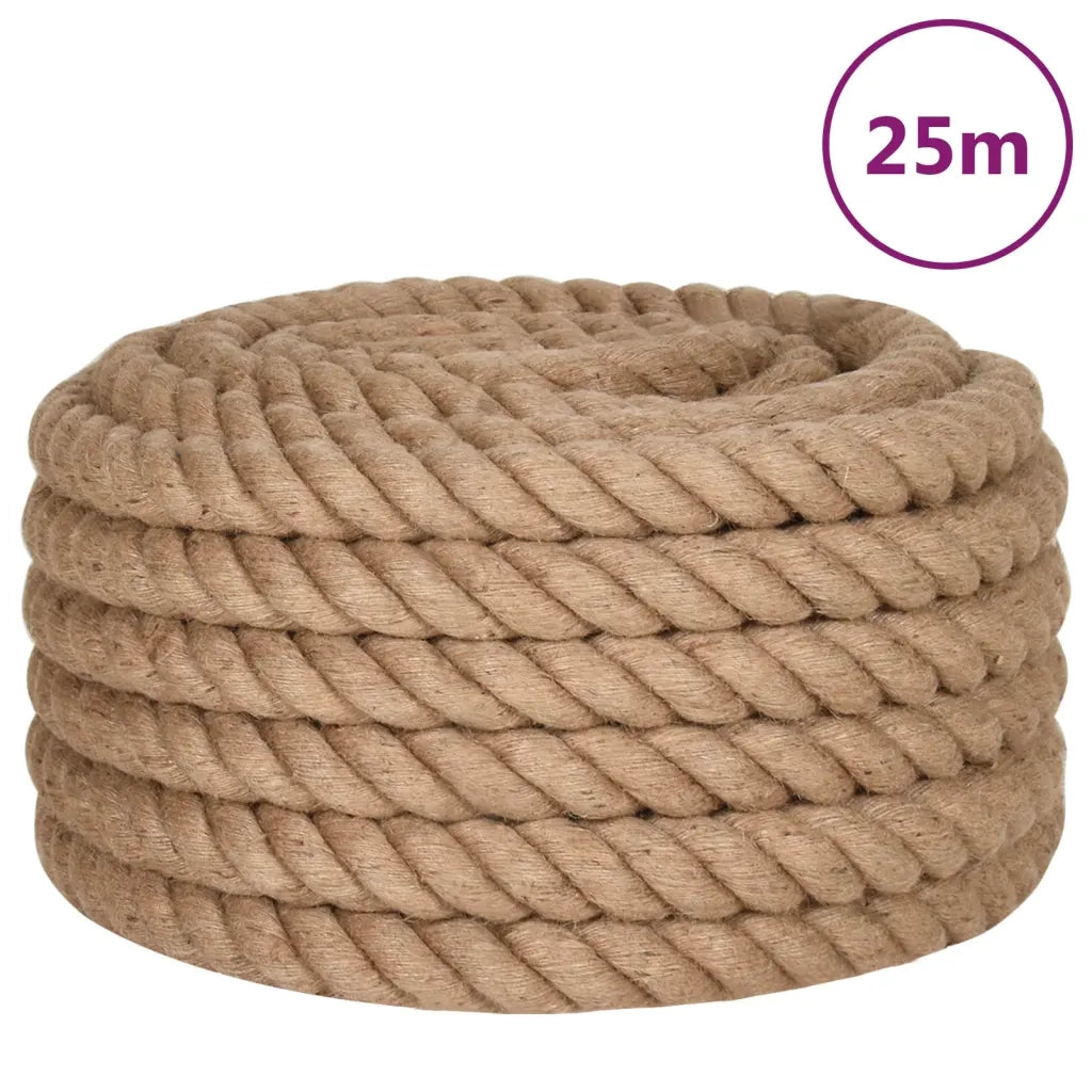 Corda | Fune in Juta Lunga 25 m Spessa 36 mm
