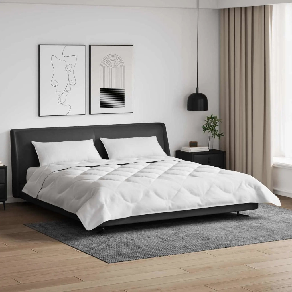 Piumone | Duvet con cuscino 3 pz Bianco Microfibra
